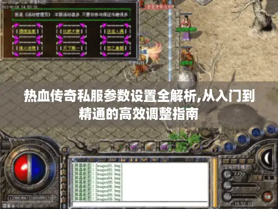 热血传奇私服参数设置全解析,从入门到精通的高效调整指南