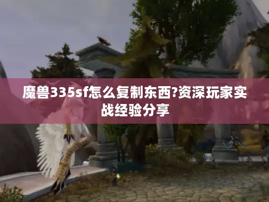 魔兽335sf怎么复制东西?资深玩家实战经验分享