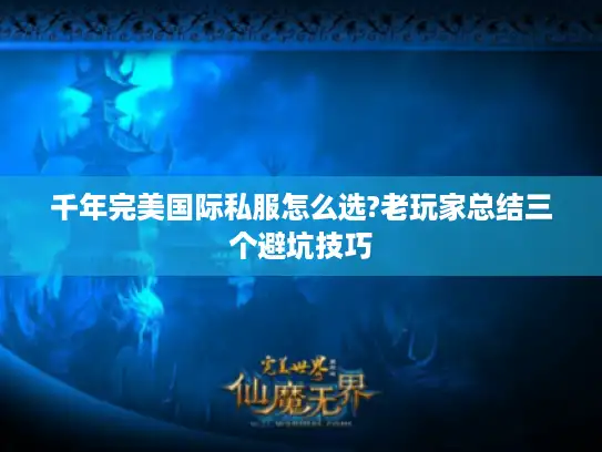 千年完美国际私服怎么选?老玩家总结三个避坑技巧