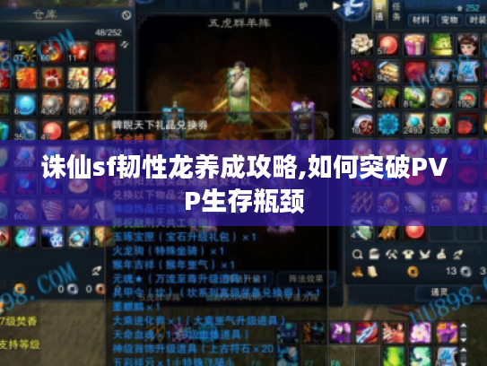 诛仙sf韧性龙养成攻略,如何突破PVP生存瓶颈