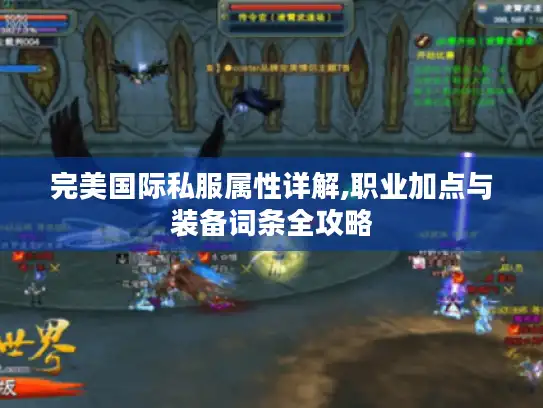 完美国际私服属性详解,职业加点与装备词条全攻略