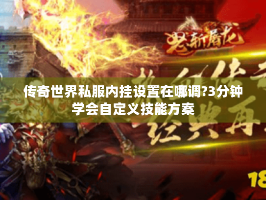 传奇世界私服内挂设置在哪调?3分钟学会自定义技能方案
