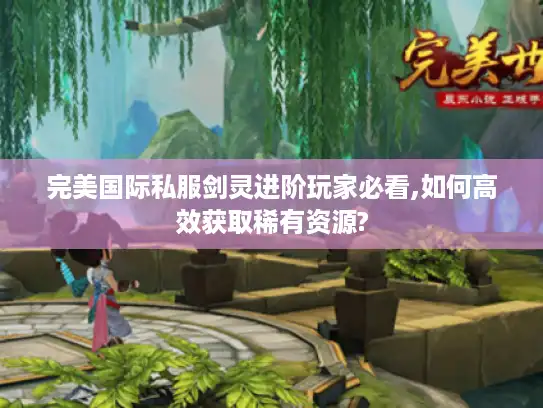 完美国际私服剑灵进阶玩家必看,如何高效获取稀有资源?