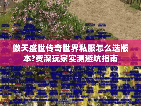 傲天盛世传奇世界私服怎么选版本?资深玩家实测避坑指南