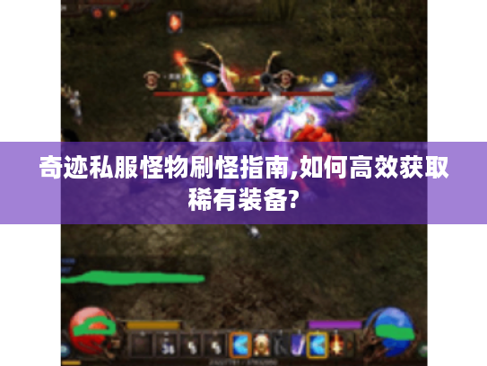 奇迹私服怪物刷怪指南,如何高效获取稀有装备?