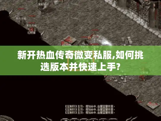 新开热血传奇微变私服,如何挑选版本并快速上手?
