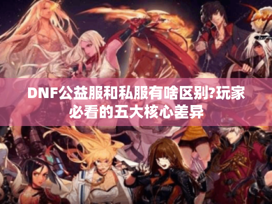 DNF公益服和私服有啥区别?玩家必看的五大核心差异