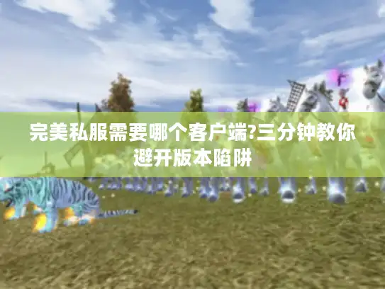 完美私服需要哪个客户端?三分钟教你避开版本陷阱