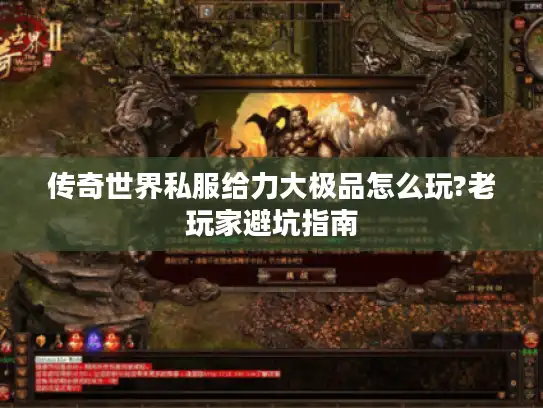 传奇世界私服给力大极品怎么玩?老玩家避坑指南 传奇世界私服给力大极品怎么玩?老玩家避坑指南