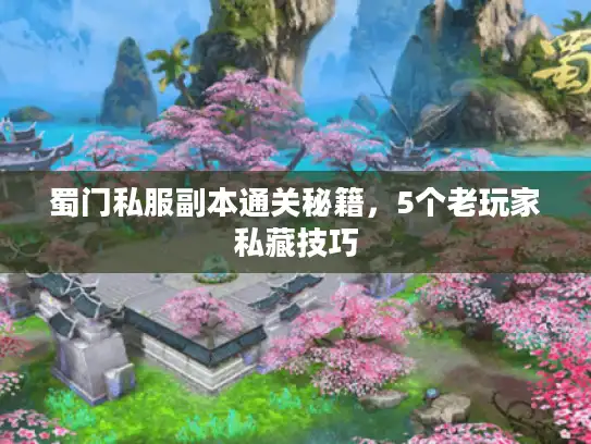 蜀门私服副本通关秘籍，5个老玩家私藏技巧