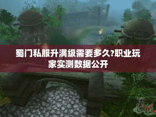 蜀门私服升满级需要多久?职业玩家实测数据公开