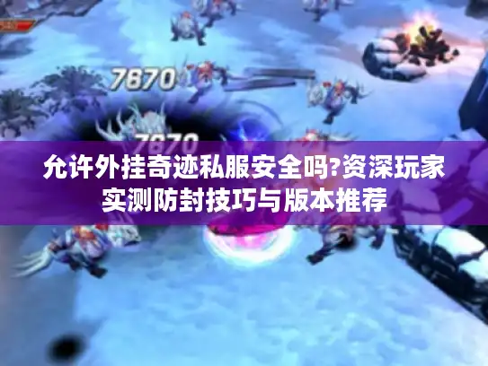 允许外挂奇迹私服安全吗?资深玩家实测防封技巧与版本推荐 允许外挂奇迹私服安全吗?资深玩家实测防封技巧与版本推荐