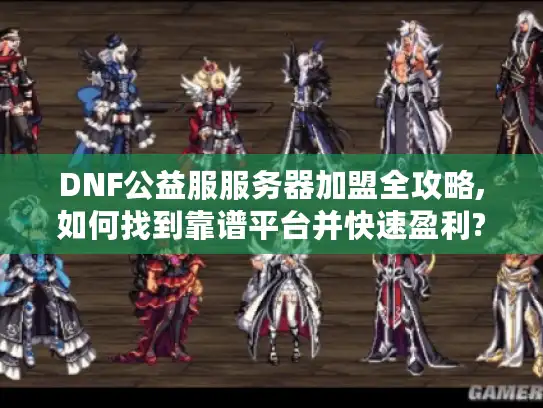 DNF公益服服务器加盟全攻略,如何找到靠谱平台并快速盈利?