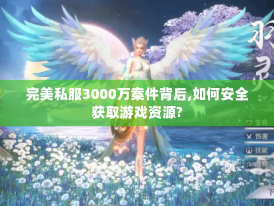 完美私服3000万案件背后,如何安全获取游戏资源?