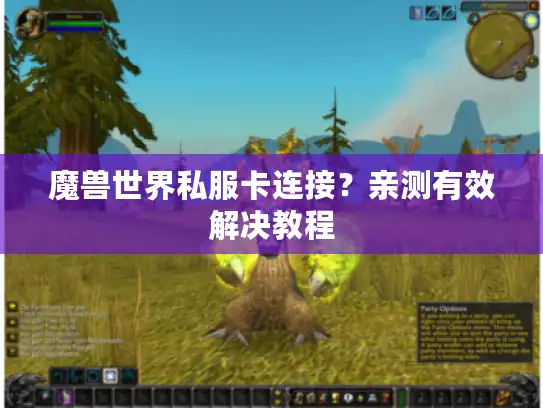 魔兽世界私服卡连接？亲测有效解决教程