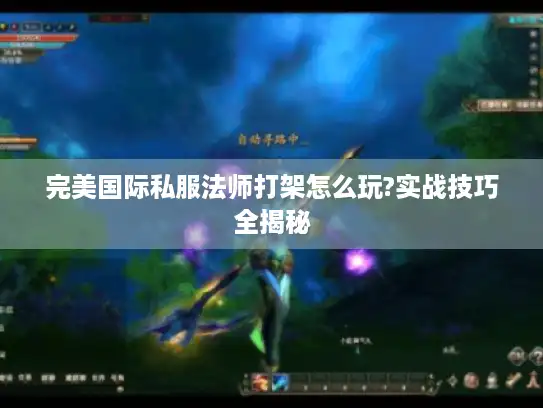 完美国际私服法师打架怎么玩?实战技巧全揭秘 完美国际私服法师打架怎么玩?实战技巧全揭秘