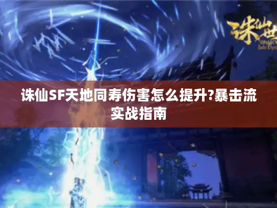诛仙SF天地同寿伤害怎么提升?暴击流实战指南 诛仙SF天地同寿伤害怎么提升?暴击流实战指南