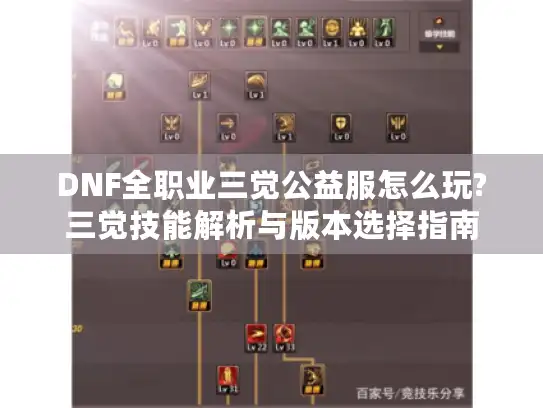 DNF全职业三觉公益服怎么玩?三觉技能解析与版本选择指南