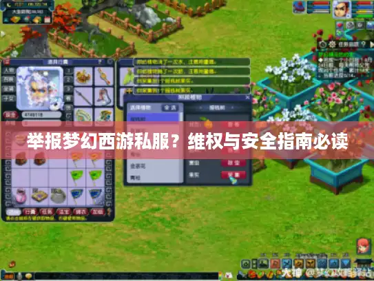 举报梦幻西游私服？维权与安全指南必读