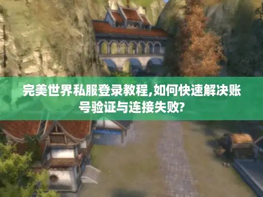 完美世界私服登录教程,如何快速解决账号验证与连接失败?