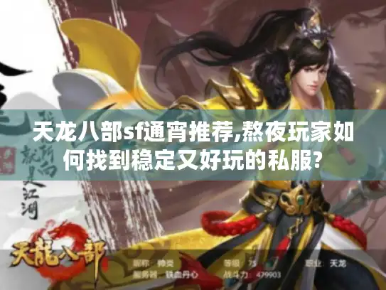 天龙八部sf通宵推荐,熬夜玩家如何找到稳定又好玩的私服?