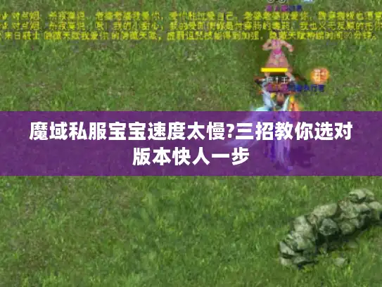 魔域私服宝宝速度太慢?三招教你选对版本快人一步