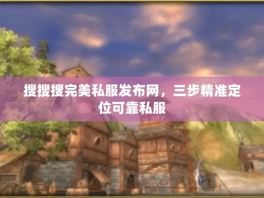 搜搜搜完美私服发布网，三步精准定位可靠私服
