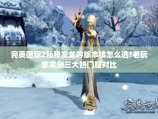 完美国际2私服发龙吟版本该怎么选?老玩家实测三大热门服对比