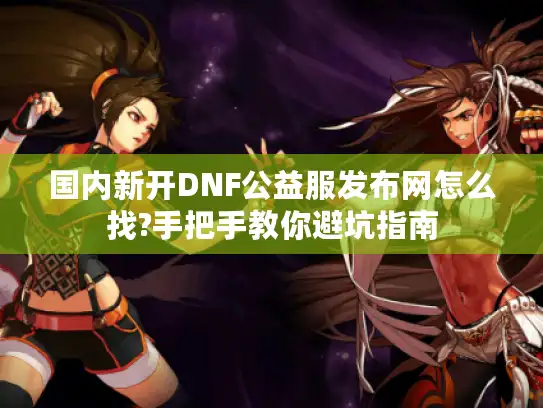 国内新开DNF公益服发布网怎么找?手把手教你避坑指南