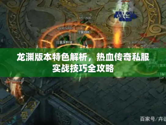 龙渊版本特色解析，热血传奇私服实战技巧全攻略