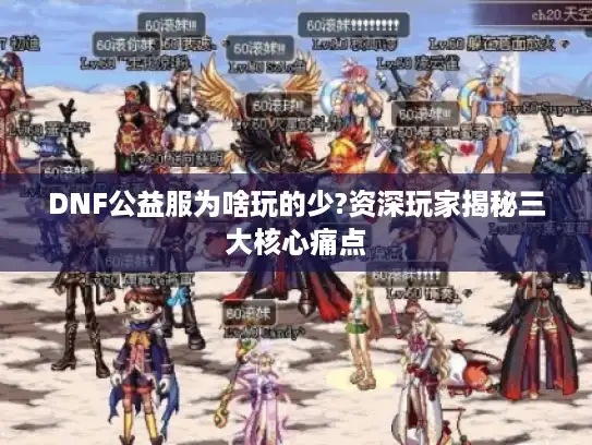DNF公益服为啥玩的少?资深玩家揭秘三大核心痛点 DNF公益服为啥玩的少?资深玩家揭秘三大核心痛点
