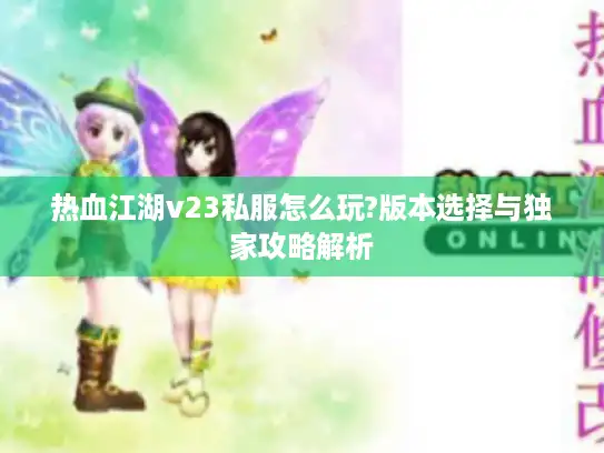 热血江湖v23私服怎么玩?版本选择与独家攻略解析