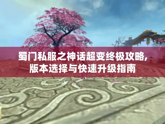 蜀门私服之神话超变终极攻略,版本选择与快速升级指南
