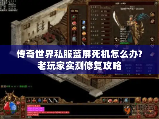 传奇世界私服蓝屏死机怎么办?老玩家实测修复攻略