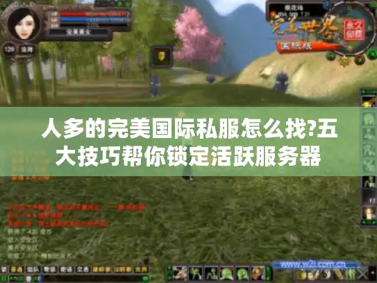 人多的完美国际私服怎么找?五大技巧帮你锁定活跃服务器