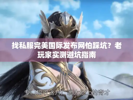 找私服完美国际发布网怕踩坑？老玩家实测避坑指南
