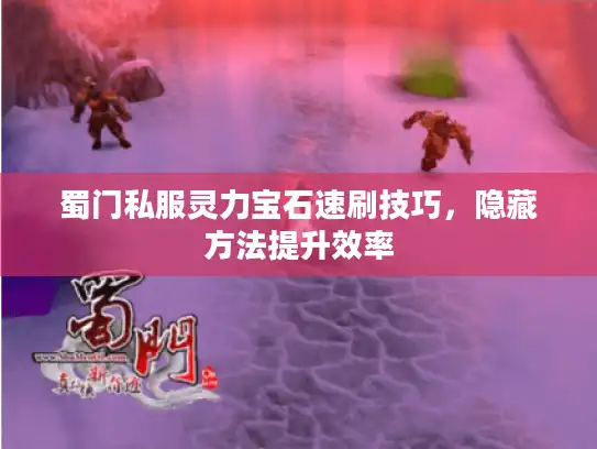 蜀门私服灵力宝石速刷技巧，隐藏方法提升效率