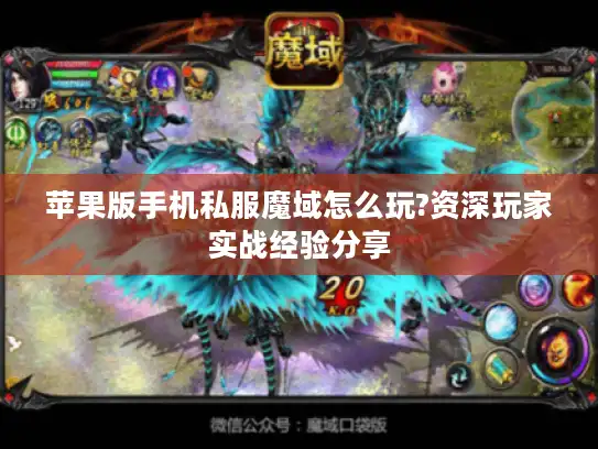 苹果版手机私服魔域怎么玩?资深玩家实战经验分享