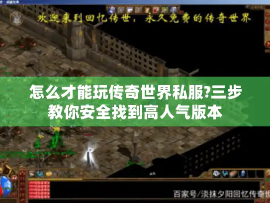 怎么才能玩传奇世界私服?三步教你安全找到高人气版本