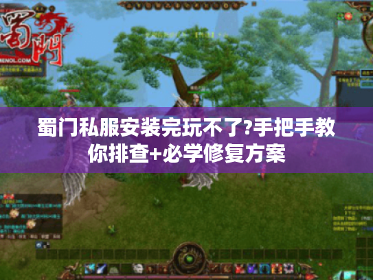 蜀门私服安装完玩不了?手把手教你排查+必学修复方案
