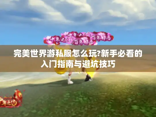 完美世界游私服怎么玩?新手必看的入门指南与避坑技巧