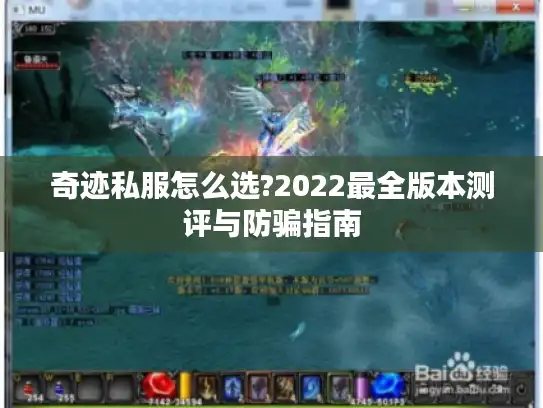 奇迹私服怎么选?2022最全版本测评与防骗指南