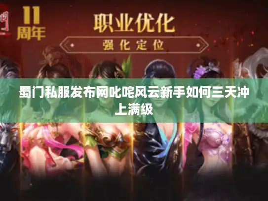 蜀门私服发布网叱咤风云新手如何三天冲上满级