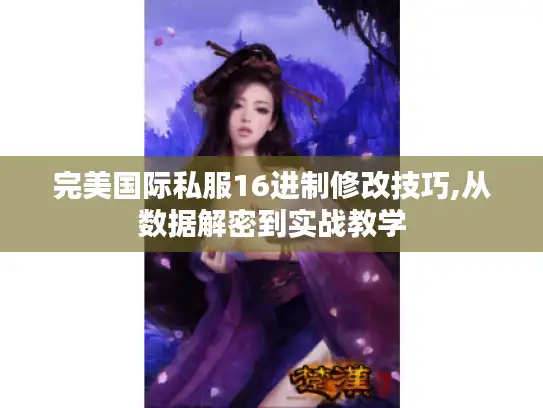 完美国际私服16进制修改技巧,从数据解密到实战教学