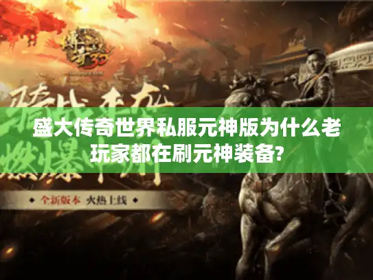 盛大传奇世界私服元神版为什么老玩家都在刷元神装备?