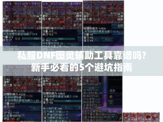 私服DNF图灵辅助工具靠谱吗?新手必看的5个避坑指南