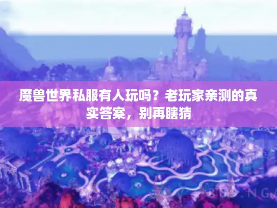 魔兽世界私服有人玩吗？老玩家亲测的真实答案，别再瞎猜