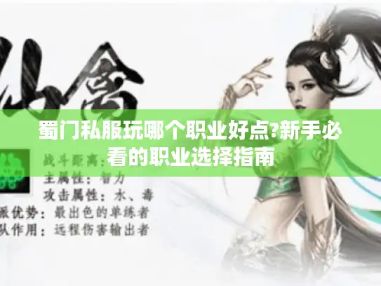 蜀门私服玩哪个职业好点?新手必看的职业选择指南