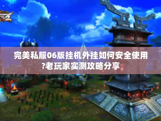 完美私服06版挂机外挂如何安全使用?老玩家实测攻略分享