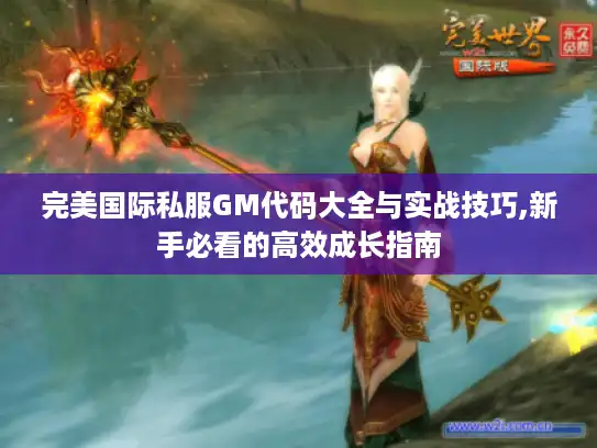 完美国际私服GM代码大全与实战技巧,新手必看的高效成长指南